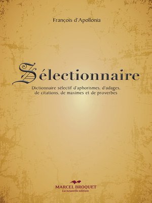 cover image of Sélectionnaire